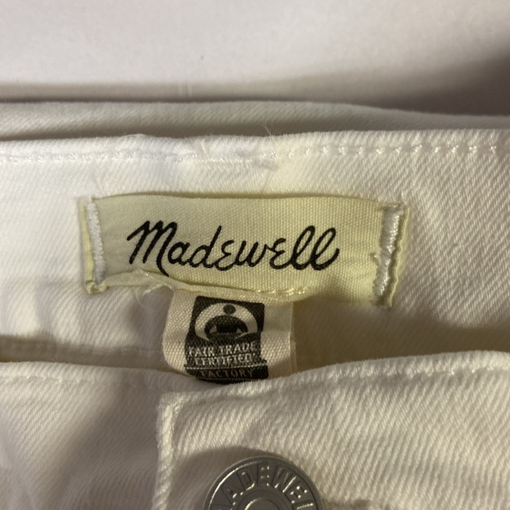 Madewell White Women's Flare Jeans - Picture 5 of 8